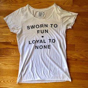 Zoe Karssen Sworn to Fun Loyal to None t-shirt